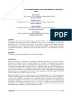 Key Elements For The Future of Technology Sourcing in The Peruvian Industry: A Prospective Study