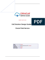 Coe Solution Design Guideline Oracle Field Service