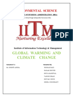 Global Warming and Climate Change: Environmental Science