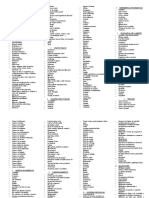 Lista de Ataduras Iniquidad 2