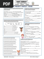 The Present Perfect Tense: ENGLISH - 5th Secondary Miss. Xiomara Quispe