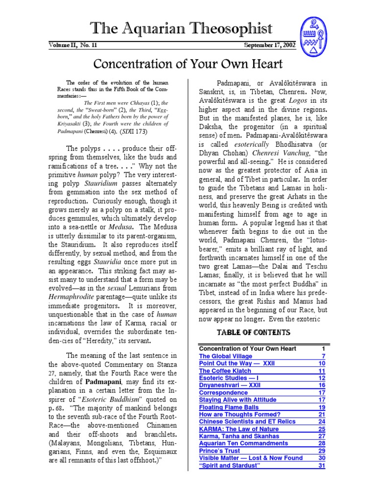 Human Races and Padmapani's Role | PDF | Theosophy | Helena Blavatsky