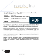 Uma Tradição Intemporal Convertida em Ideal Alimentar Ou o Inverso