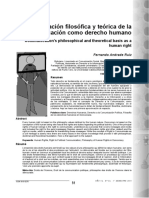 Fundamentación Teórica y Filosófica de La Comunicación Como Derecho Humano