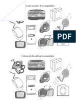 Colorea Solo Las Partes de La Computadora