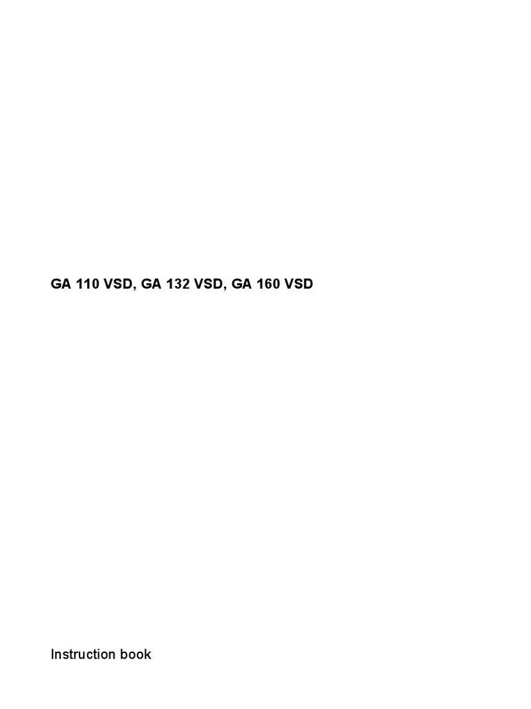 Ga 110 VSD PDF | PDF | Valve | Heat Exchanger