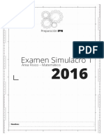 Preparación 2016 - Examen Simulacro 1 PDF