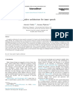 Chella, Pipitone - 2019 - A Cognitive Architecture For Inner Speech PDF