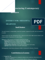 Bus-101 Chapter 5: Structuring Contemporary Business: Instructor: Shegofta Shabnom