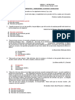 Evaluación Formativa #1 Primero Medio 2020 .Docx Contestada