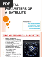 Orbital Parameters of A Satellite: Presented by