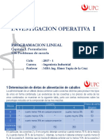 Unidad 1 Sem 3-1 - Formulación PL 06 Mezclas IO - 1 20171 UPC PG