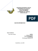 Delitos Informaticos MONOGRAFIA R.M PDF
