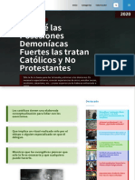 Porqué las posesiones demoníacas fuertes las tratan católicos y no protestantes.pdf