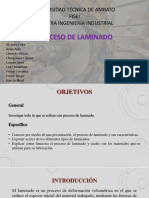 Proceso de Laminado PDF