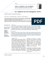 1pregunta, Hipótesis y Objetivos de Una Investigación Clínica