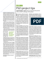 Six Project Management Tips For Your PHD