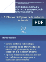 Efectos biológicos de la radiación ionizante