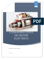 Comprobaciones de Motor de Arranque