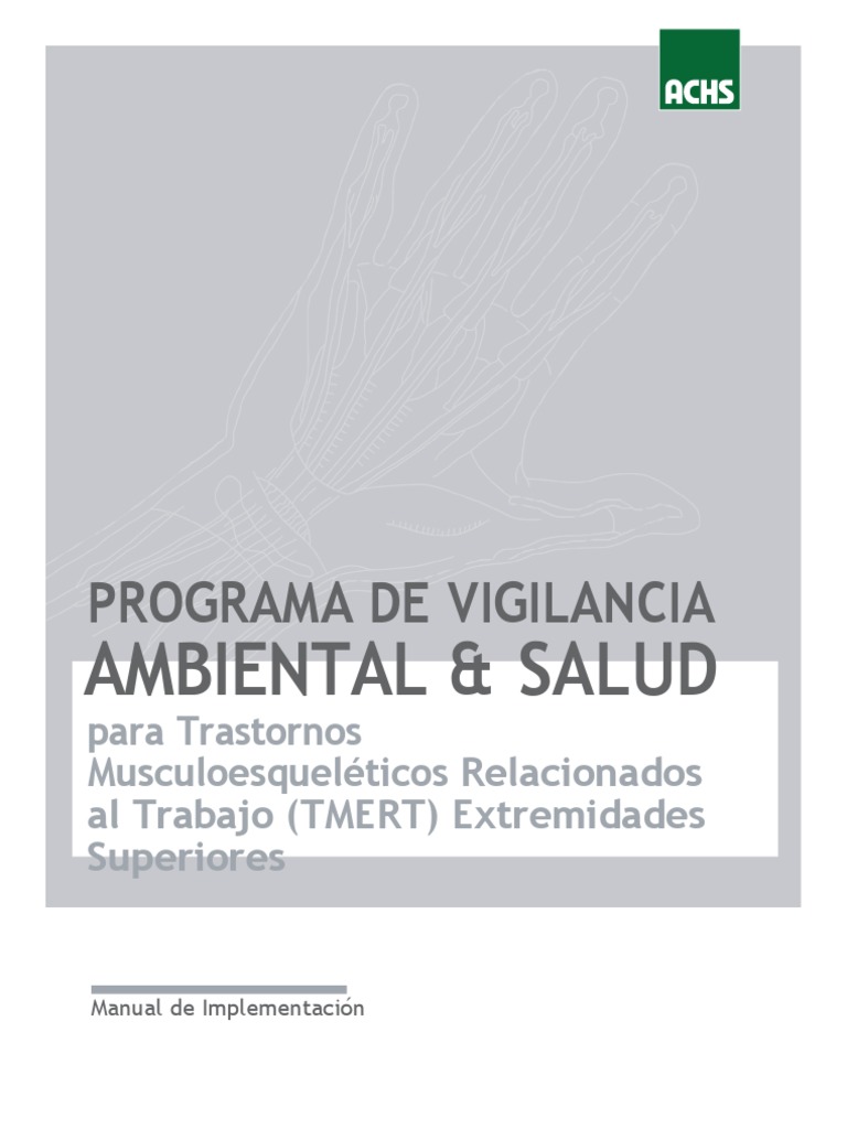 Manual de Implementacion Protocolo Trabajo Repetitivo (Tmert) PDF