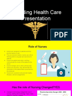 Providing Health Care Presentation