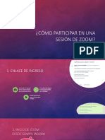 Cómo Participar en Una Sesión de Zoom PDF