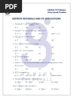 Definite Integrals and Its Applications: Genius Tutorials