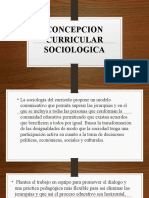 Concepcion Curricular Sociologica