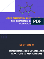 Cape Chemistry Unit 2: Module 1: The Chemistry of Carbon Compounds