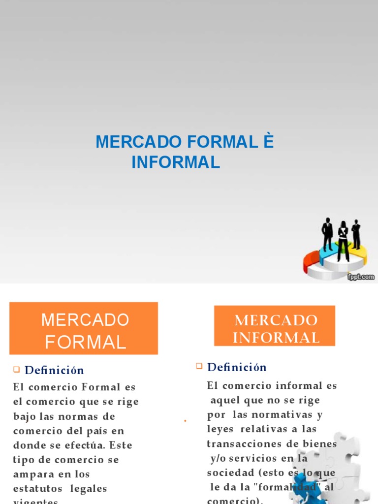 Mercado Formal e Informal | PDF | Comercio | Los consumidores