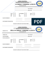 A. Franchise Verification PDF