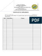 Philippines Dept of Education certificate appearance template