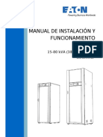 Eaton 93E UPS 15-80 kVA Installation and Operation Manual ES 614-01975-00 Rev 001