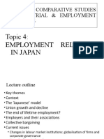 HRM 603 – COMPARATIVE STUDIES IN EMPLOYMENT RELATIONS IN JAPAN