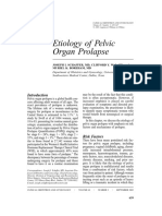 2005 Etiology of Pelvic Organ Prolapse PDF