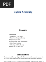 Cyber Security Seminar Report | PDF | Computer Security | Security