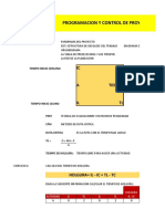 Programacion Y Control de Proyectos: IC TC