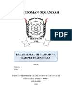 Buku Pedoman Organisasi Kabinet Prabaswara PDF