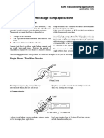Earth Leakage Clamp Applications Application Note