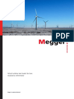 Wind Turbine Test Leads For Low Resistance Ohmmeter: Megger Is A Registered Trademark Megger Is A Registered Trademark