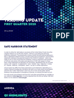 WPP 2020 First Quarter Trading Statement Presentation