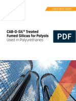 CABOT - CAB-O-SIL® Treated Fumed Silicas For Polyols Used in Polyurethanes PDF