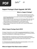 Support Package _ Stack Upgrade_ SAP SPS