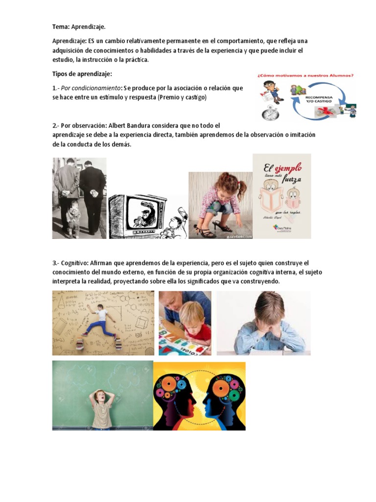 1 Aprendizaje | PDF | Crecimiento personal y profesional