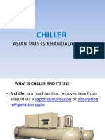 Asian Paints Khandala Plant Chiller Operation and Components