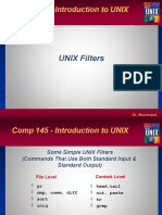 UNIX Filters
