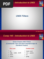 UNIX Filters