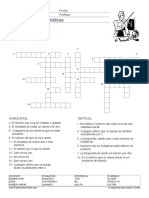 Crucigrama Matematico 4 Unico