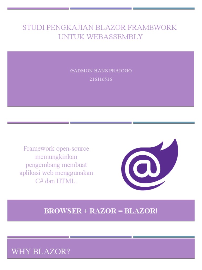 Studi Blazor untuk WebAssembly | PDF