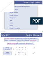 EPP Quantum Numbers